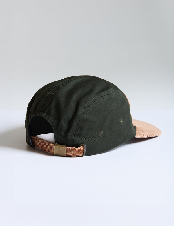 Rider Hat Verde + Cafe Unisex Talla