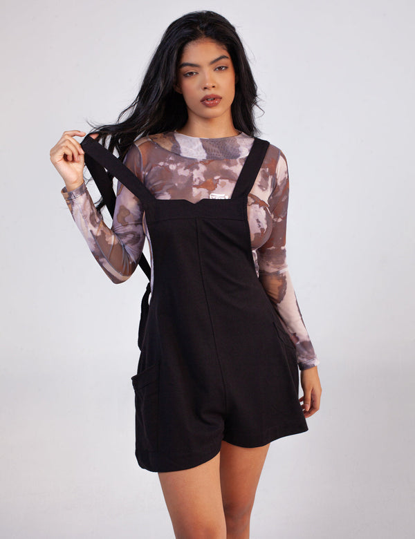 Romper Tirantas Noires negro Mujer