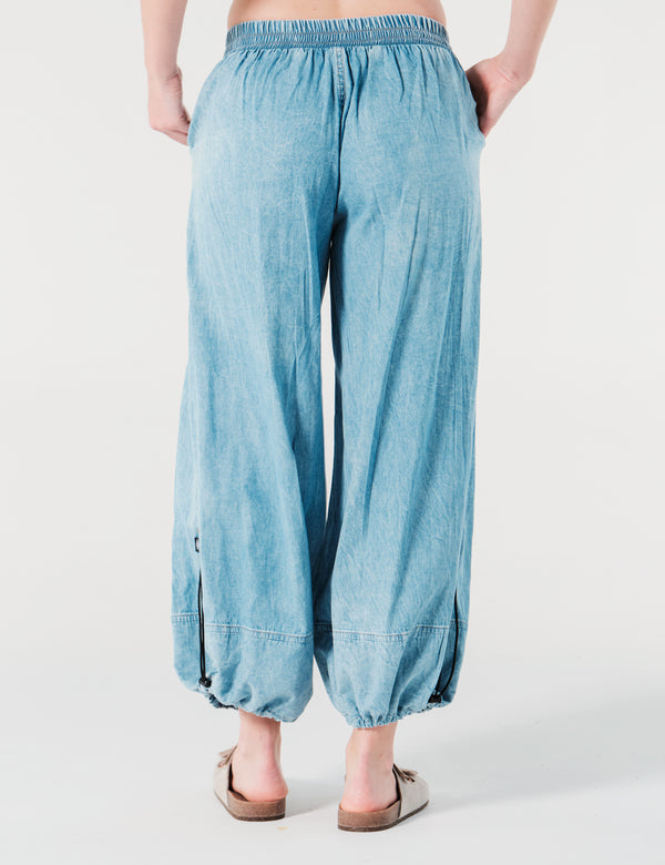 Pantalón Loose Fit Cielo Denim Mujer