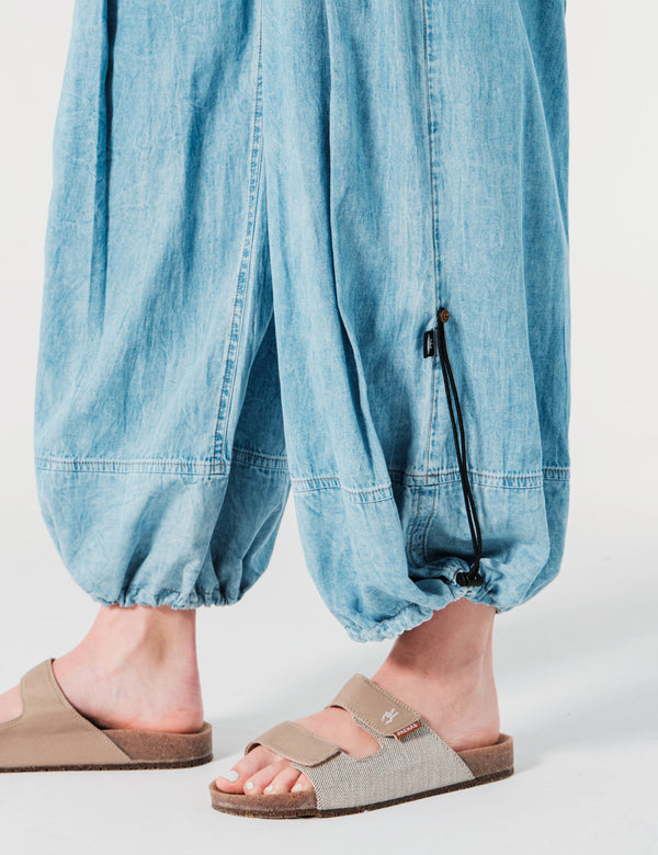 Pantalón Loose Fit Cielo Denim Mujer