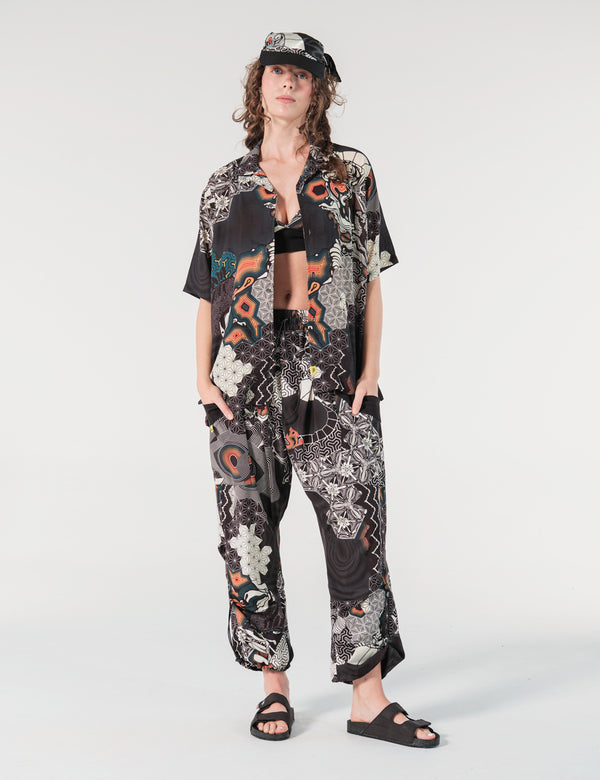 Pantalon Loose Fit Amapola Multicolor Mujer