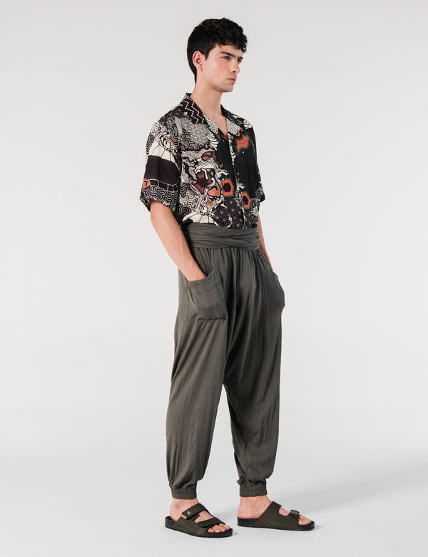 Jumper Tiras Ajustables Fickle Verde Militar Hombre