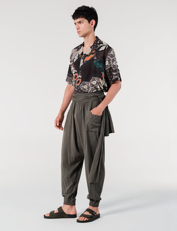 Jumper Tiras Ajustables Fickle Verde Militar Hombre