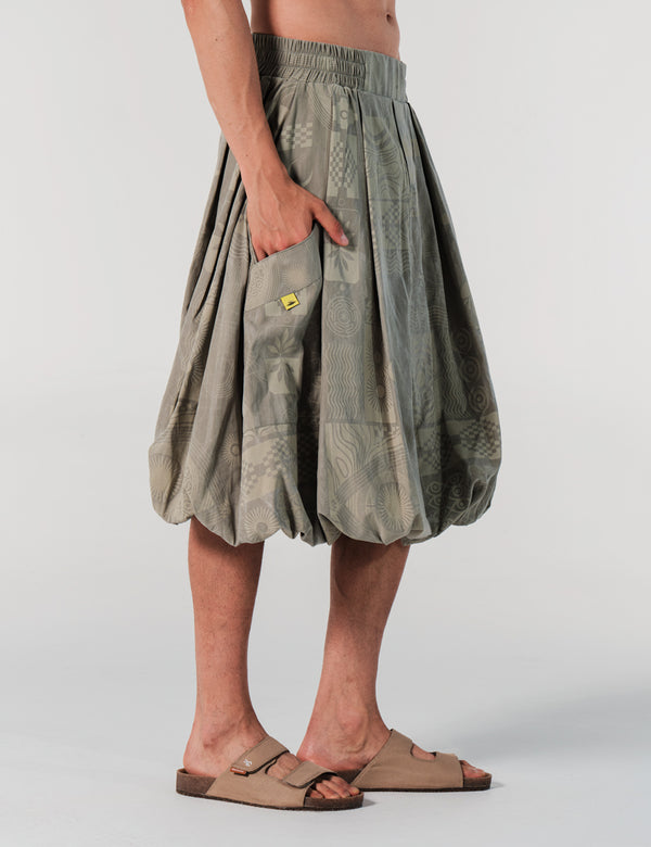 Falda Bombacha Ser Oliva Hombre / Unisex