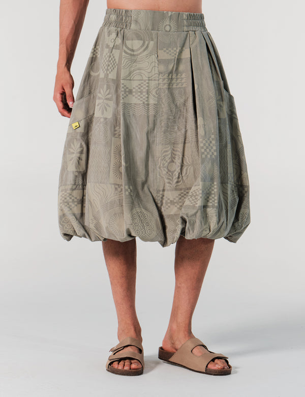 Falda Bombacha Ser Oliva Hombre / Unisex