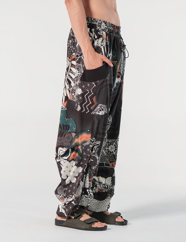 Pantalon Loose Fit Amapola Multicolor Hombre