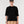 Camiseta Cortes Oversize Brujula Negro Hombre