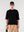 Camiseta Cortes Oversize Brujula Negro Hombre
