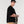 Camiseta Cortes Oversize Brujula Negro Hombre