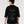 Camiseta Cortes Oversize Brujula Negro Hombre