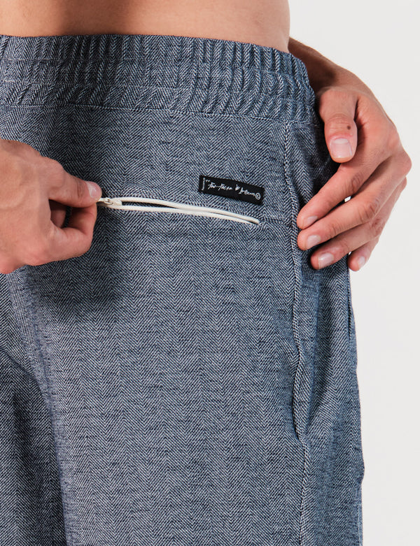 Bermuda Dominguera Efecto denim Hombre