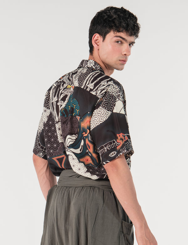 Camisa Regular Fit Amapola Multicolor
