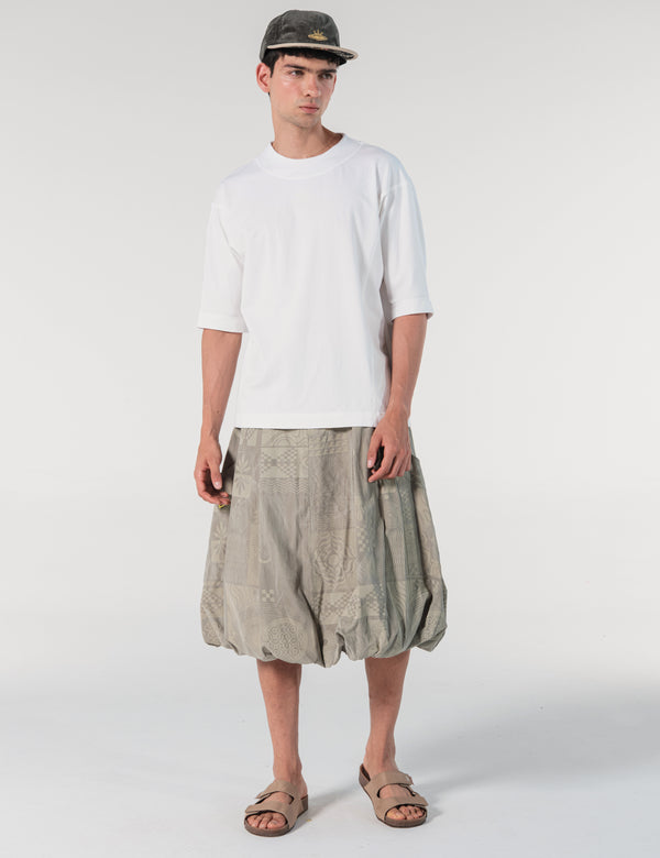 Camiseta Cortes Oversize Guía Crudo Hombre