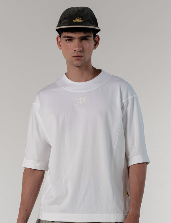 Camiseta Cortes Oversize Guía Crudo Hombre