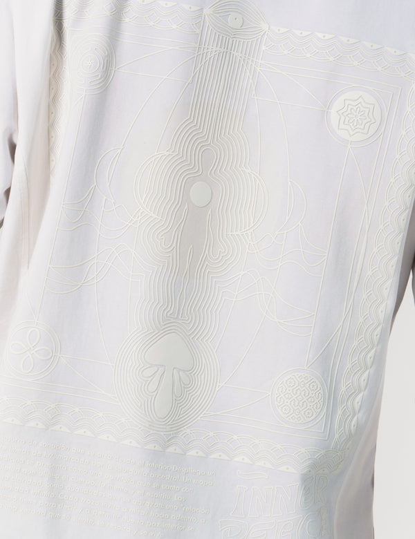 Camiseta Cortes Oversize Guía Crudo Hombre