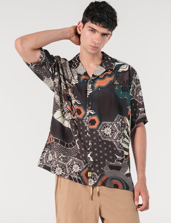 Camisa Regular Fit Amapola Multicolor