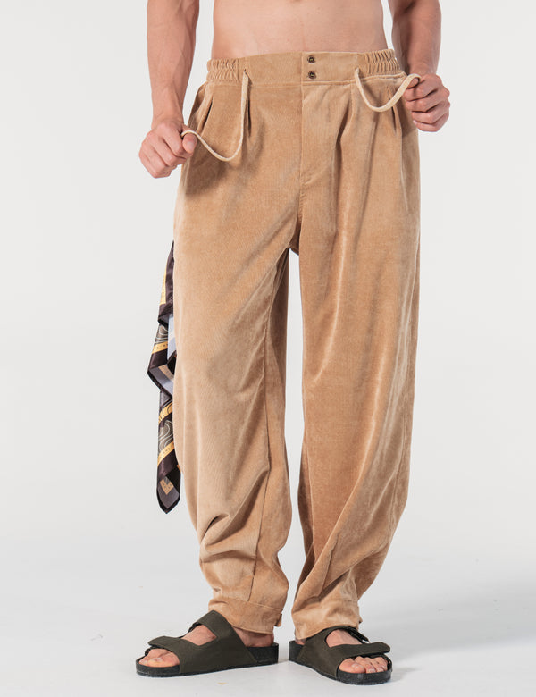 Pantalón Baggy Loose Fit Conexion Kaky Hombre