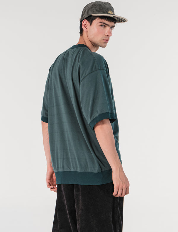 Camiseta Boxy Fit Bosque Verde Jade Hombre