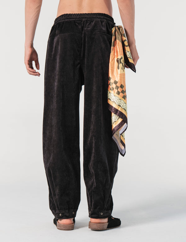Pantalón Chino Loose Fit Conexion Negro Hombre