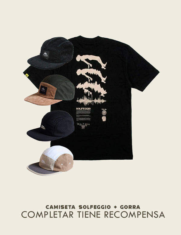 Camiseta Oversize Solfeggio  negro Hombre