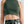 Crop Top Raglan  verde Militar Mujer