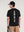 Camiseta regular fit Totem negro hombre