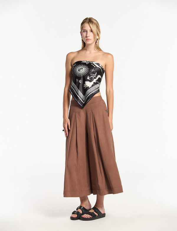 Top pañoleta noche  Mujer