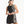 Vestido Corto cuello Fauno Alto negro Mujer