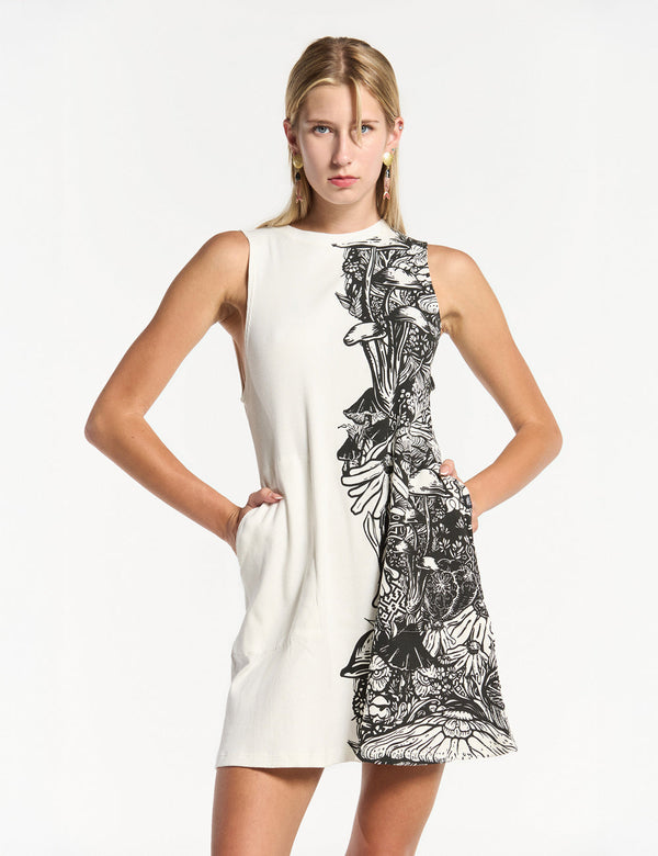  Fou Vestido Corto foutienda.myshopify.com vestido-corto-cuello-alto-flora-crudo-mujer      