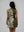Vestido Corto cuello Alto Bioma verde militar Mujer