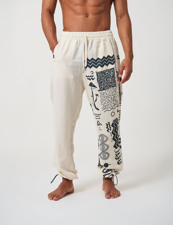 Pantalon Baggy Kambo Crudo Hombre