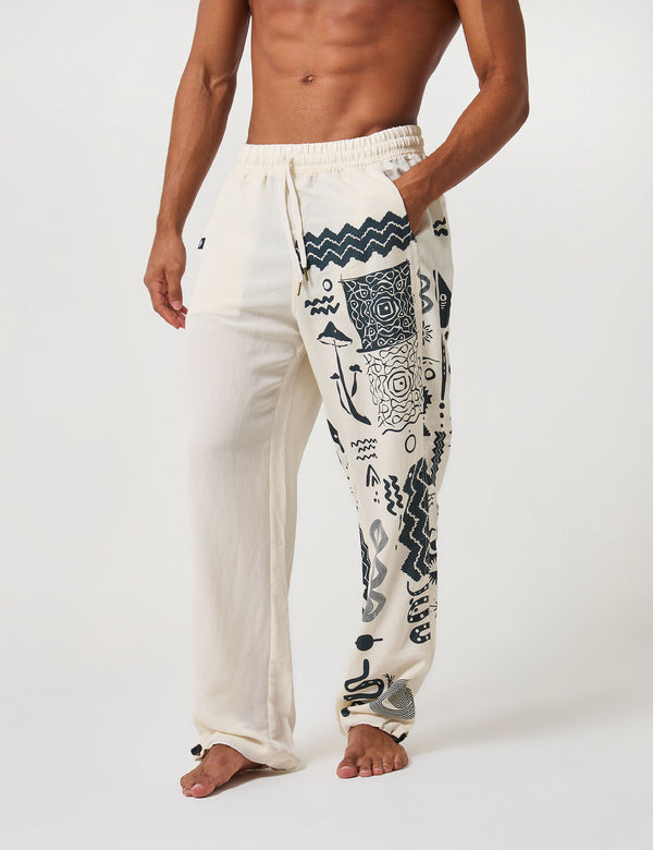 Pantalon Baggy Kambo Crudo Hombre