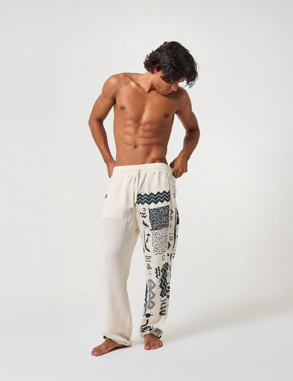Pantalon Baggy Kambo Crudo Hombre