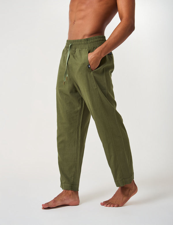 Pantalón Chino Bambú verde pino Hombre