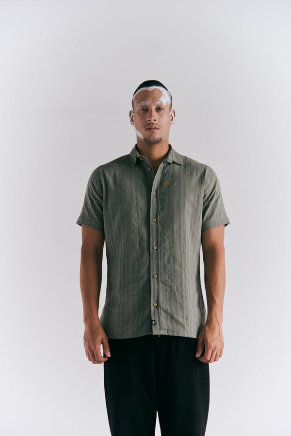 Camisa Regular Fit Malaquita verde pistacho Hombre