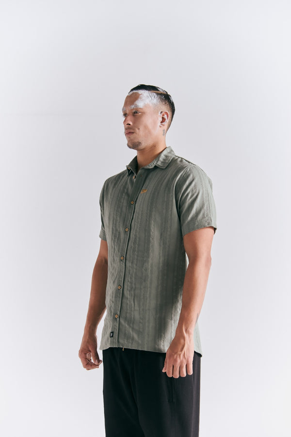 Camisa Regular Fit Malaquita verde pistacho Hombre