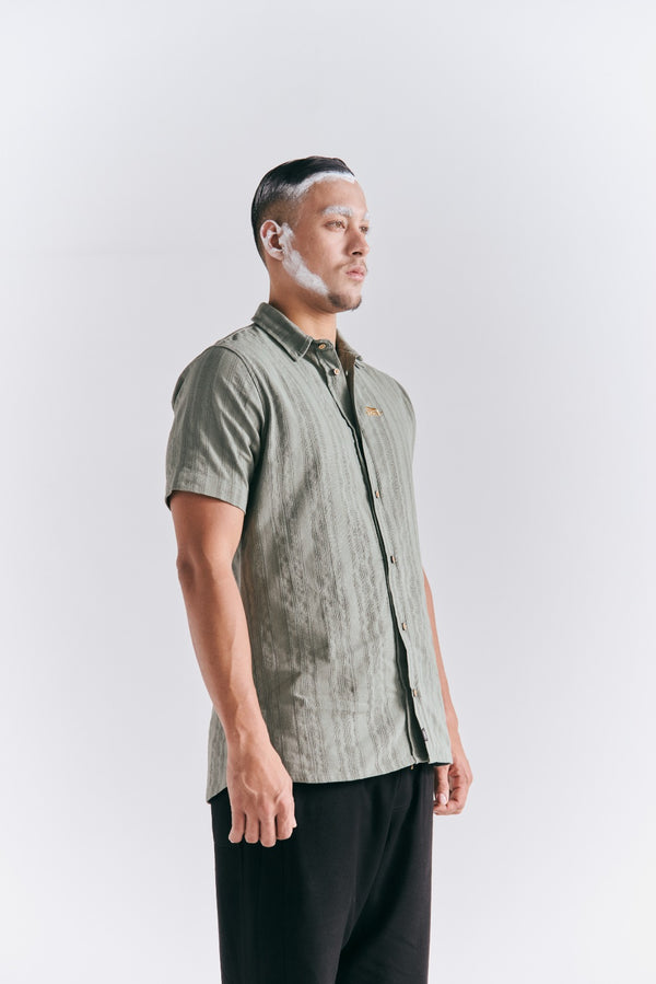Camisa Regular Fit Malaquita verde pistacho Hombre