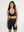 Bike Short pretina alta negro Mujer