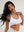 Lleva estos brasieres Top femeninos color blanco