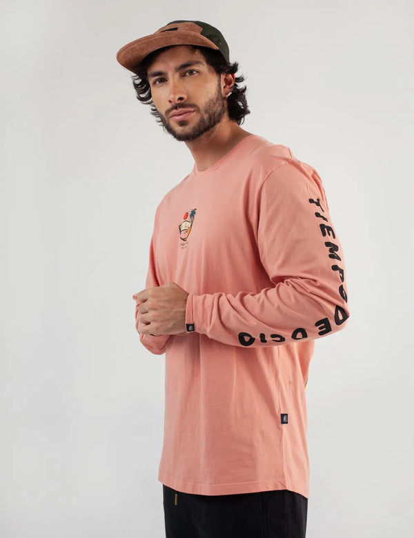 Camibuso Regular Fit Tiempo de Ocio Salmón Hombre