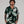 Camisa Cuello Sport manga corta Monstera verde jade Hombre