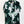 Camisa Cuello Sport manga corta Monstera verde jade Hombre