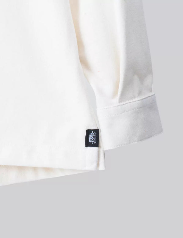 Camisa Cuello Sport manga larga Salvia Crudo Hombre