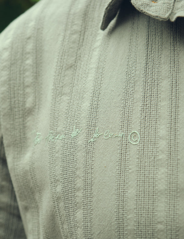 Camisa Regular Fit Espiritu verde pistacho Hombre