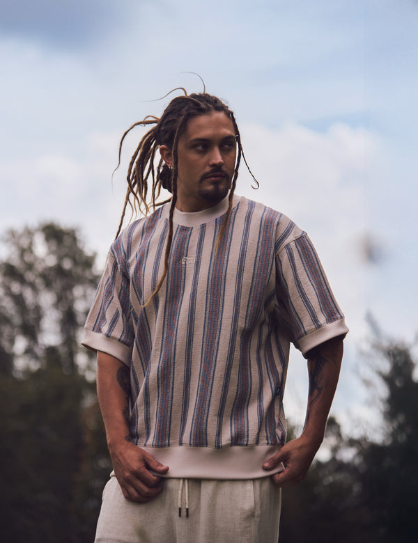 Camiseta Boxy fit Shoreline multicolor Hombre