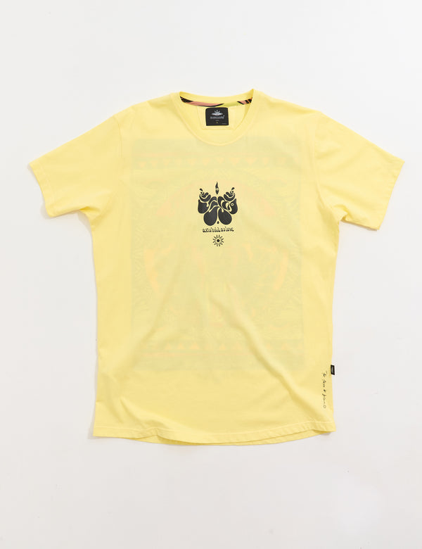 Camiseta Regular Fit Jimi hendrix  amarillo Hombre