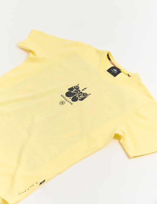 Camiseta Regular Fit Jimi hendrix  amarillo Hombre