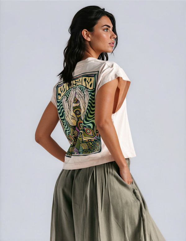 Camiseta Manga casco Nirvana Curuba Mujer