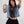 Camiseta Oversize Alba negro Mujer