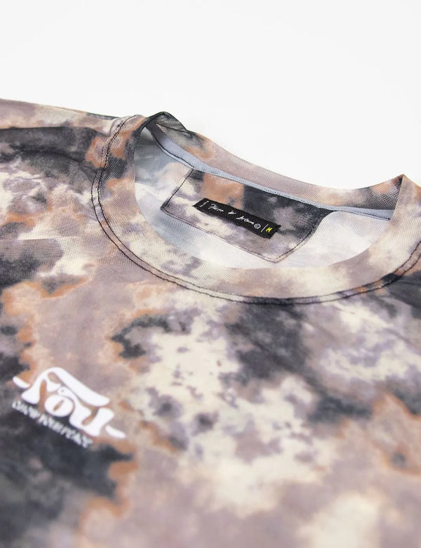 Camiseta Oversize Cosmos multicolor Mujer